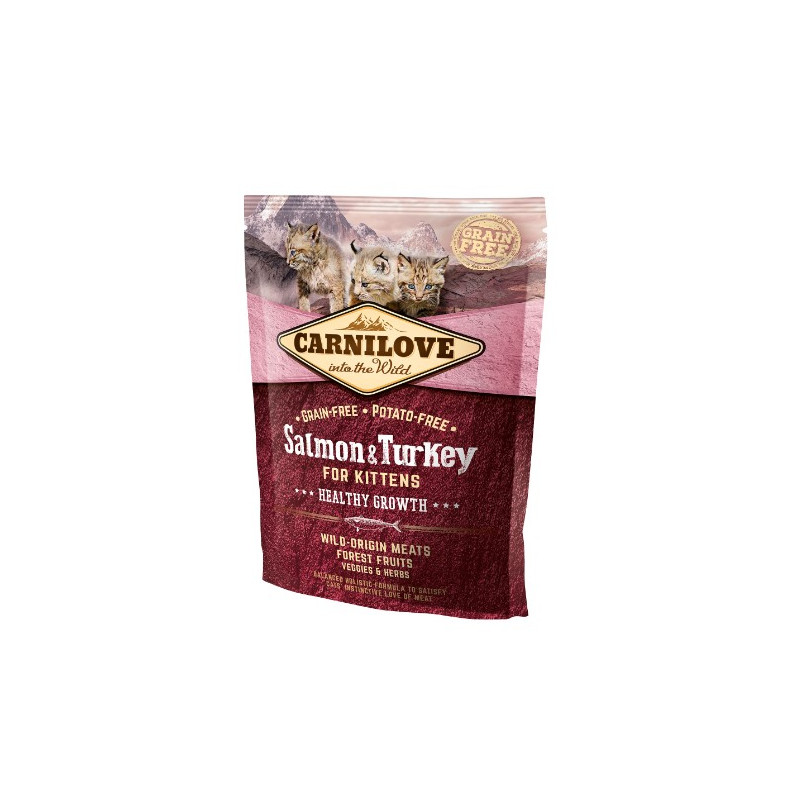 Carnilove Cat Salmon & Turkey for Kittens - łosoś i indyk 400g