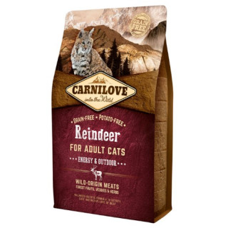 Carnilove Cat Reindeer Energy & Outdoor - renifer 2kg