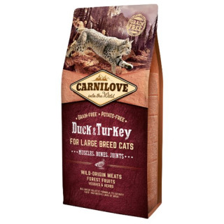 Carnilove Cat Duck & Turkey for Large Breed - kaczka i indyk 6kg