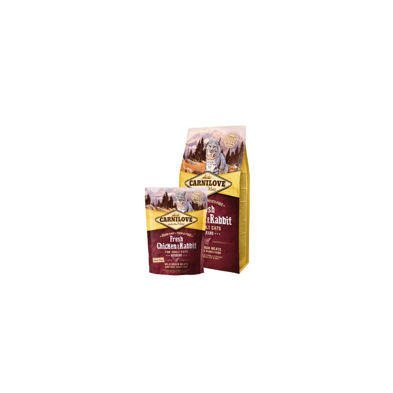 Carnilove Cat Fresh Chicken & Rabbit Gourmand - kurczak i królik 400g