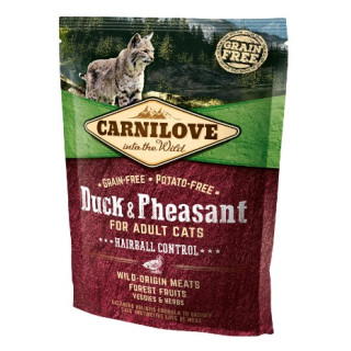 Carnilove Cat Duck & Pheasant Hairball Control - kaczka i bażant 400g