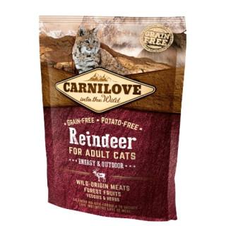 Carnilove Cat Reindeer Energy & Outdoor - renifer 400g