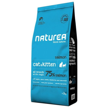 Naturea Cat & Kitten Łosoś 100g