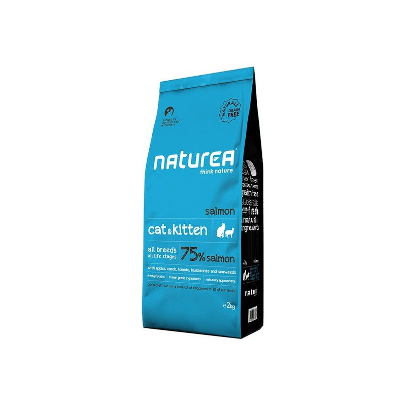 Naturea Cat & Kitten Łosoś 100g