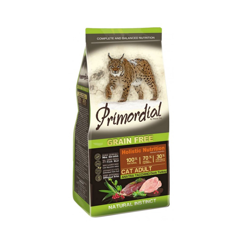 Primordial Cat Grain Free Adult Duck & Turkey 2kg