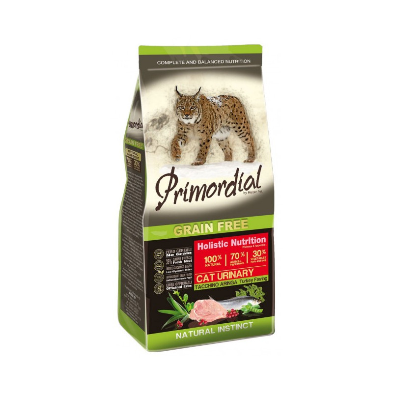 Primordial Cat Grain Free Urinary Turkey & Herring 2kg