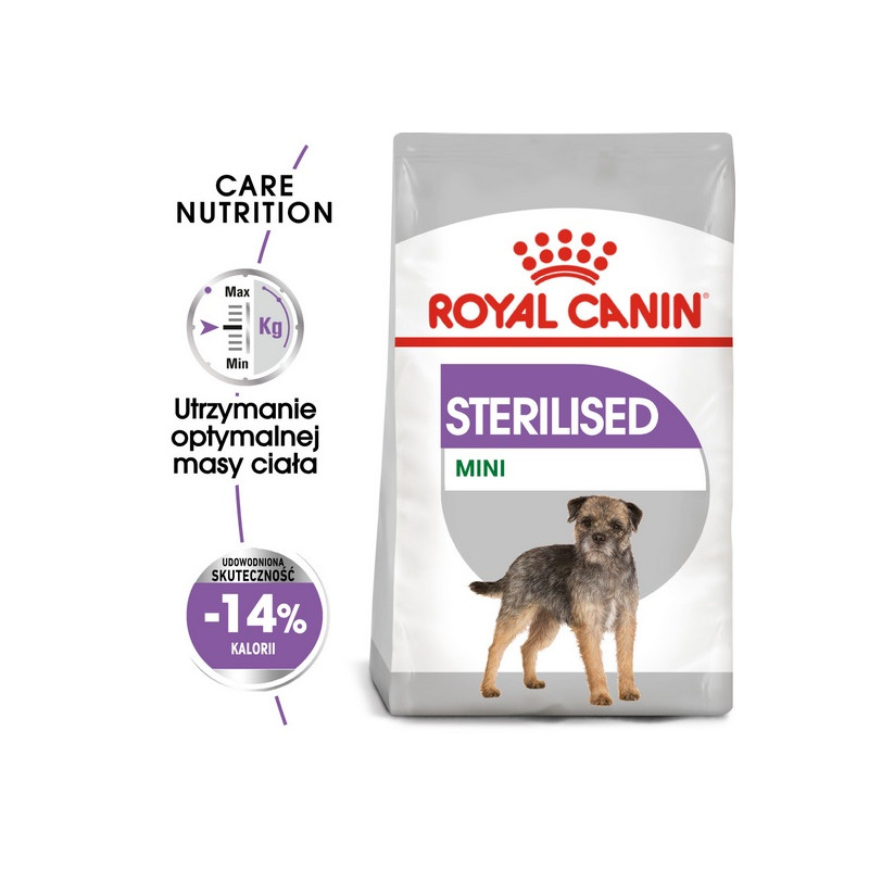 Royal Canin Mini Sterilised karma sucha dla psów dorosłych, ras małych, sterylizowanych 8kg