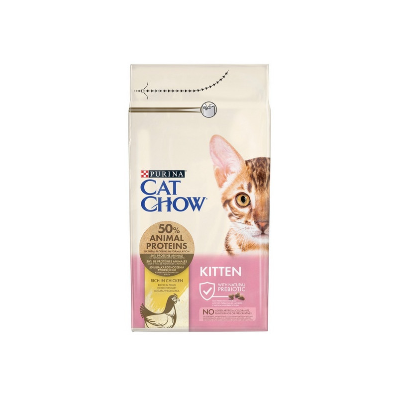 Purina Cat Chow Kitten z Kurczakiem 1,5kg