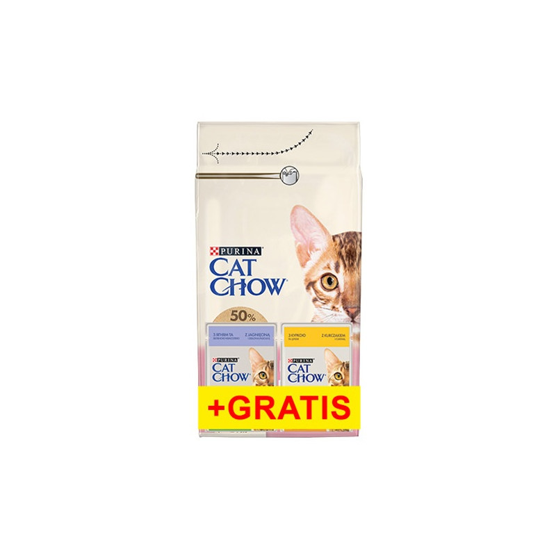 Purina Cat Chow Kitten z Kurczakiem 1,5kg + saszetki 2x85g gratis