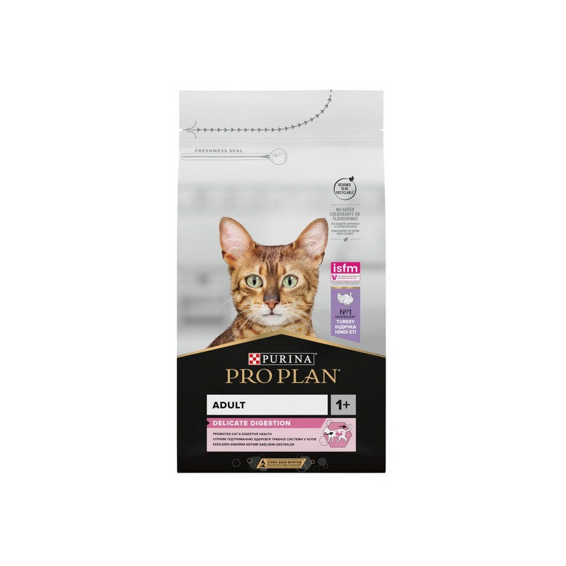 Purina Pro Plan Cat Adult Delicate Digestion z indykiem 1,5kg