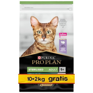 Purina Pro Plan Cat Sterilised Renal Adult Indyk 12kg (10+2kg gratis)