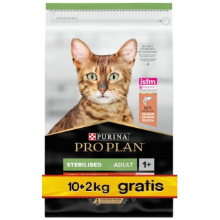 Purina Pro Plan Cat Adult Sterilised Vital Functions Łosoś 12kg (10+2kg gratis)