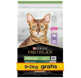 Purina Pro Plan Cat Sterilised Renal Adult Indyk 10kg (8+2kg gratis)