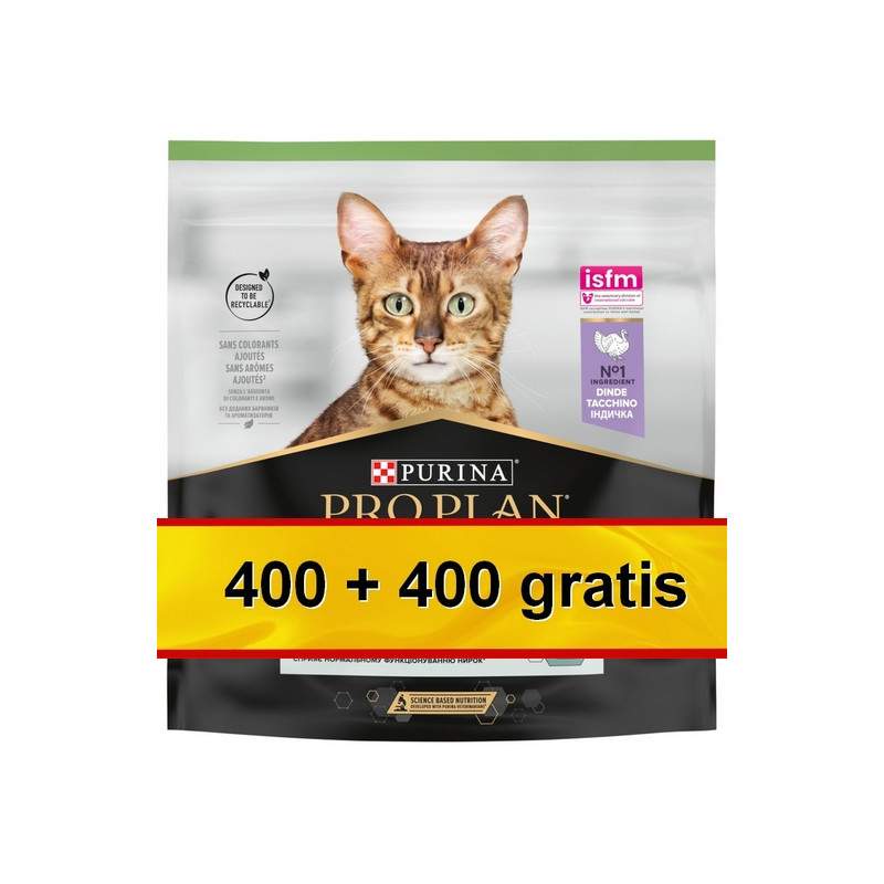 Purina Pro Plan Cat Sterilised Renal Adult Indyk 800g (400+400g gratis)