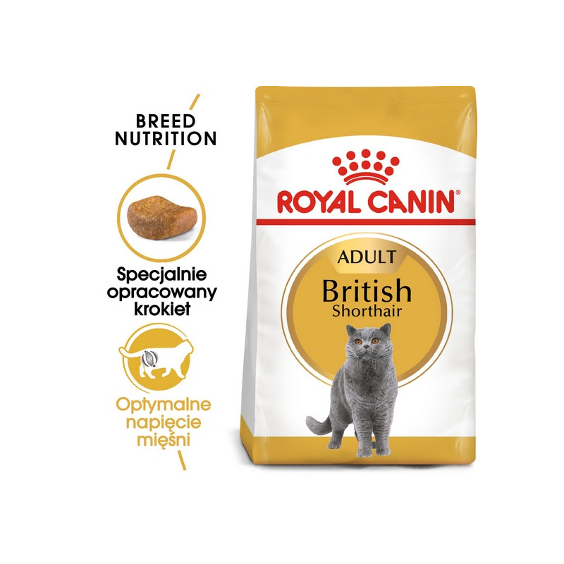 Royal Canin British Shorthair Adult karma sucha dla kotów dorosłych rasy brytyjski krótkowłosy 400g