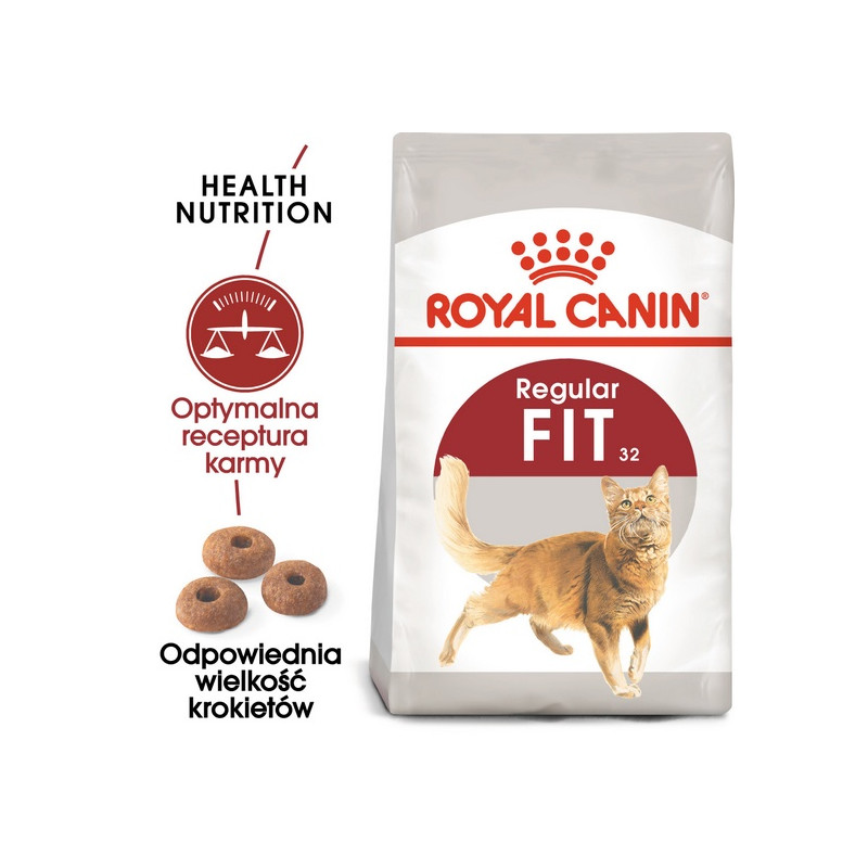 Royal Canin Fit karma sucha dla kotów dorosłych, wspierająca idealną kondycję 2kg