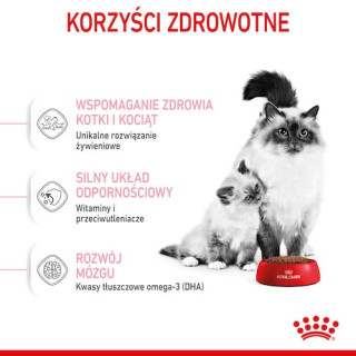 Royal Canin Mother&Babycat karma sucha dla kotek w okresie ciąży, laktacji i kociąt od 1 do 4 miesiąca 2kg