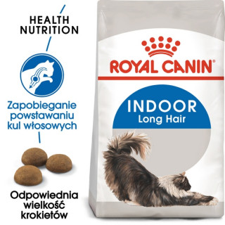 Royal Canin Indoor Long Hair karma sucha dla kotów dorosłych, długowłose, przebywających wyłącznie w domu 10kg