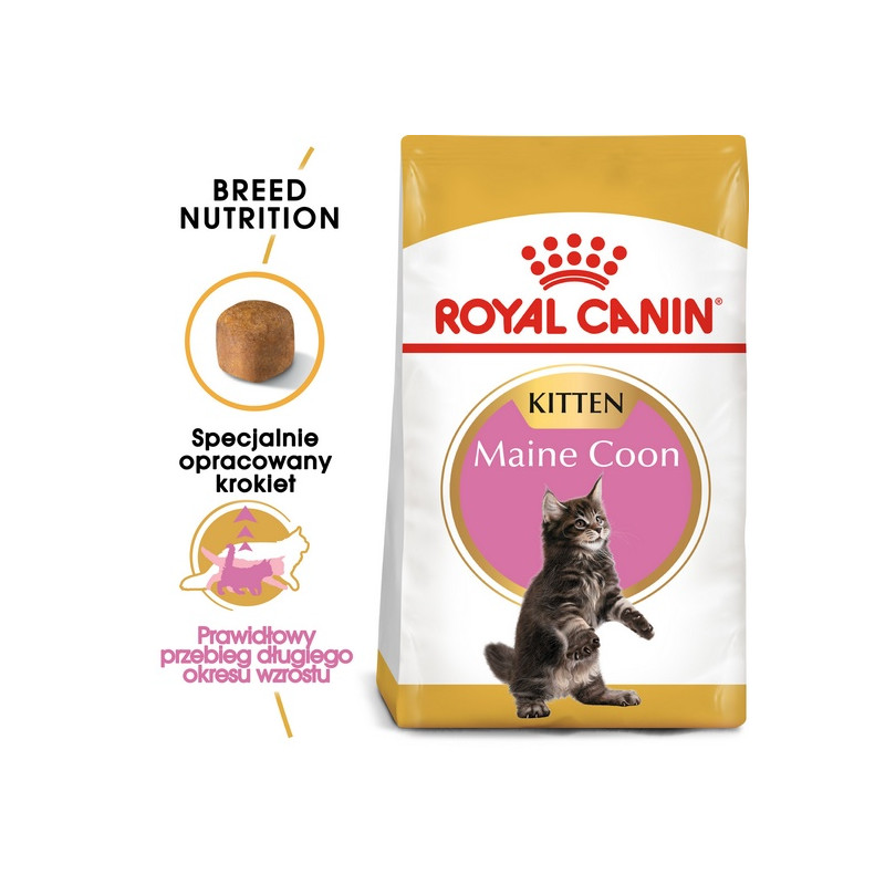 Royal Canin Maine Coon Kitten karma sucha dla kociąt, do 15 miesiąca, rasy maine coon 400g