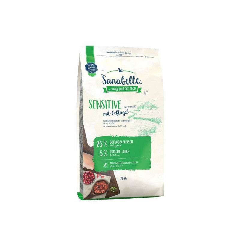 Sanabelle Adult Sensitive z drobiem 2kg