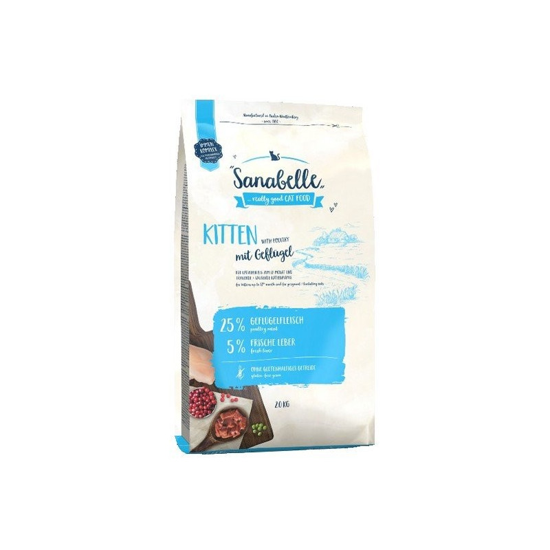 Sanabelle Kitten z drobiem 2kg