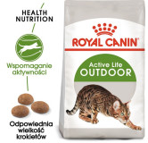 Royal Canin Outdoor karma sucha dla kotów dorosłych, wychodzących na zewnątrz 2kg