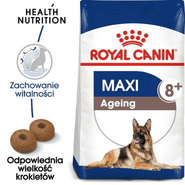 Royal Canin Maxi Ageing 8+ karma sucha dla psów dojrzałych, po 8 roku życia, ras dużych 15kg