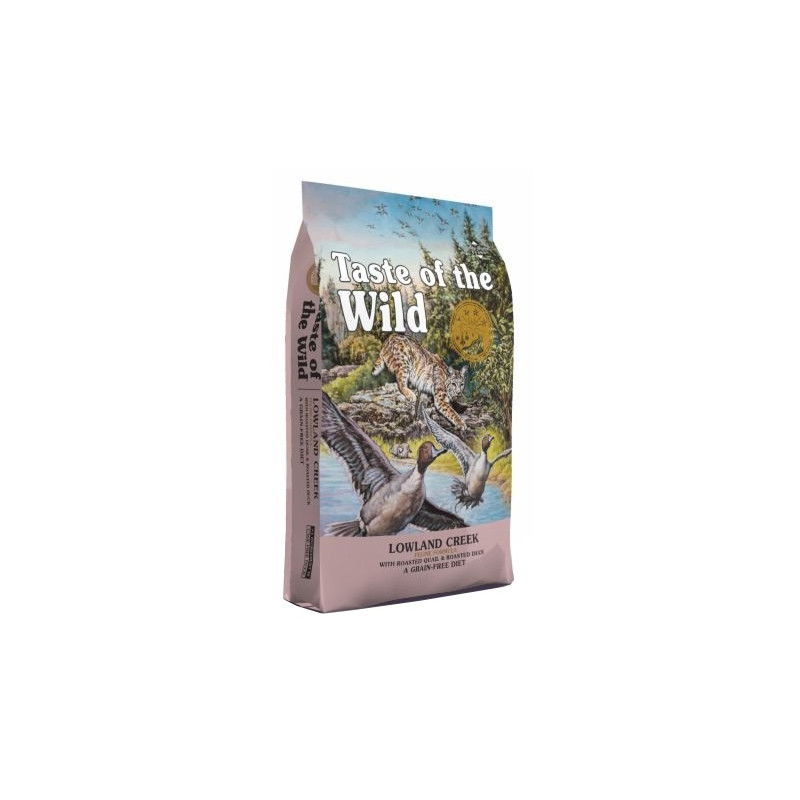 Taste of the Wild Lowland Creek Feline z przepiórką i kaczką 2kg