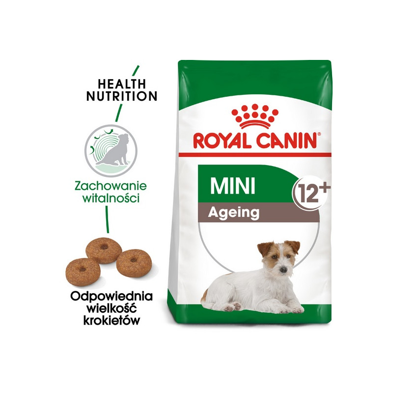 Royal Canin Mini Ageing 12+ karma sucha dla psów dojrzałych po 12 roku życia, ras małych 1,5kg