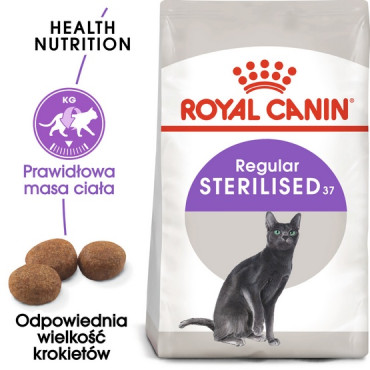 Royal Canin Sterilised karma sucha dla kotów dorosłych, sterylizowanych 10kg