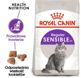 Royal Canin Sensible karma sucha dla kotów dorosłych, o wrażliwym przewodzie pokarmowym 400g