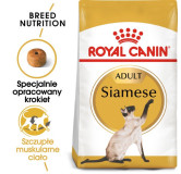 Royal Canin Siamese Adult karma sucha dla kotów dorosłych rasy syjamskiej 400g