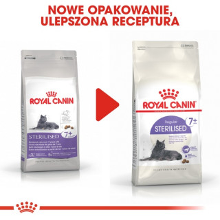 Royal Canin Sterilised 7+ karma sucha dla kotów dorosłych, od 7 do 12 roku życia, sterylizowanych 400g