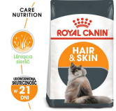 Royal Canin Hair&Skin Care karma sucha dla kotów dorosłych, lśniąca sierść i zdrowa skóra 2kg