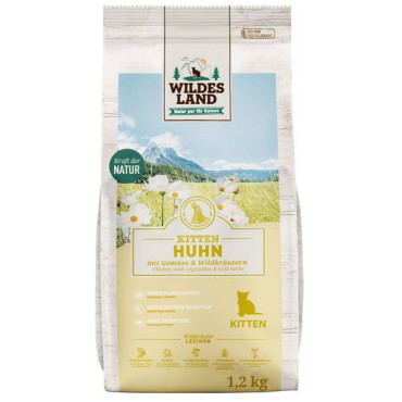 Wildes Land Classic Kitten Huhn 1,2kg