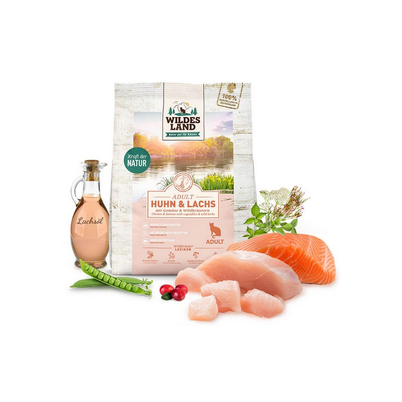 Wildes Land Classic Adult Huhn & Lachs 400g