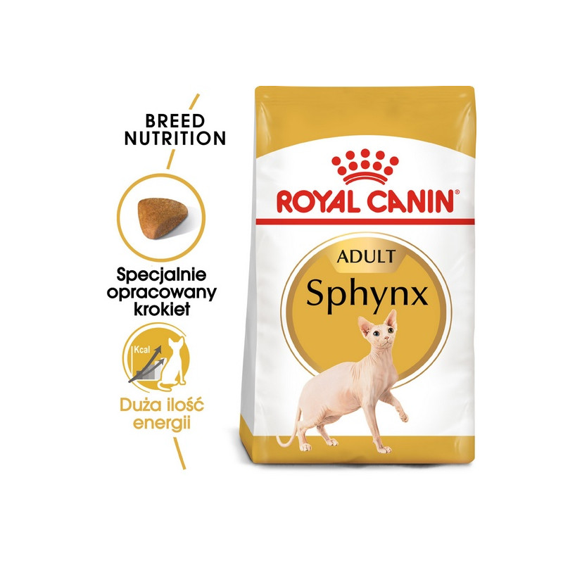 Royal Canin Sphynx Adult karma sucha dla kotów dorosłych rasy sfinks 400g