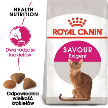 Royal Canin Savour Exigent karma sucha dla kotów dorosłych, wybrednych, kierujących się teksturą krokieta 400g