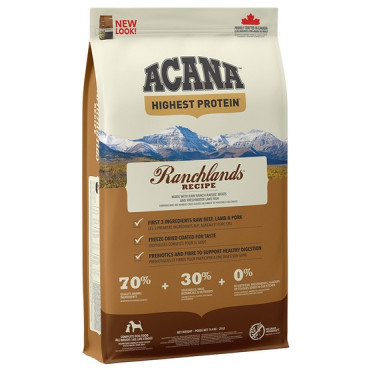 Acana Highest Protein Ranchlands Dog 11,4kg