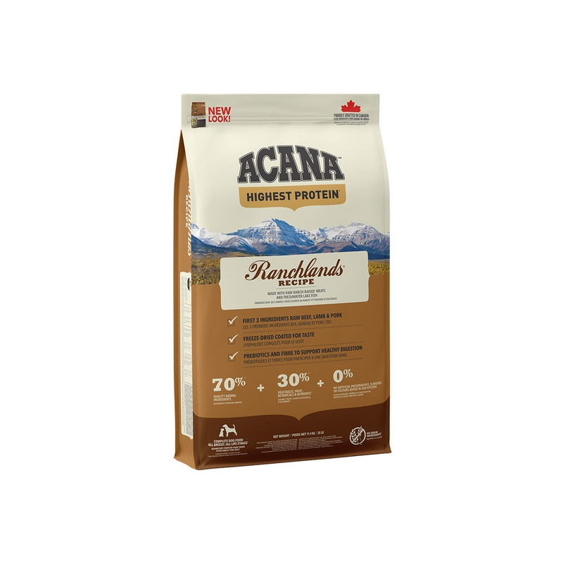 Acana Highest Protein Ranchlands Dog 11,4kg