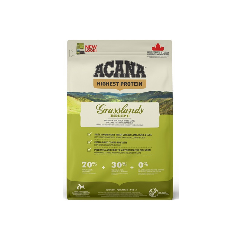 Acana Highest Protein Grasslands Dog 2kg