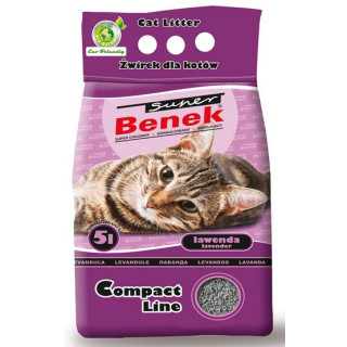 Super Benek Compact Zapachowy Lawenda (ciemny fiolet) 5L