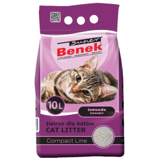 Super Benek Compact Zapachowy Lawenda (ciemny fiolet) 10L