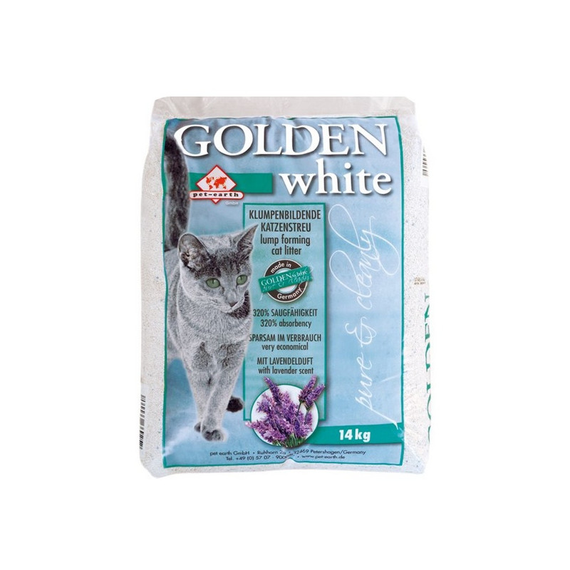 Żwirek Golden Grey White 14kg