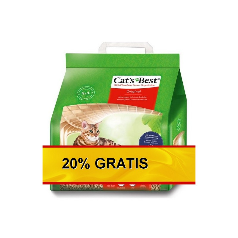 Cat's Best Original 10L / 4,3kg + 20% gratis