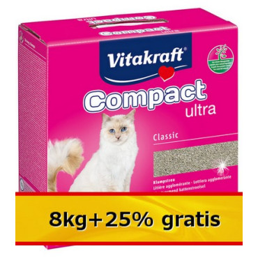 Żwirek Vitakraft Compact Ultra 8kg+25% gratis (10kg) [2489327]