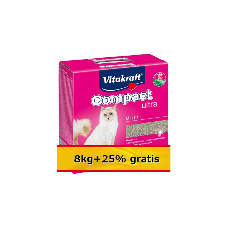 Żwirek Vitakraft Compact Ultra 8kg+25% gratis (10kg) [2489327]