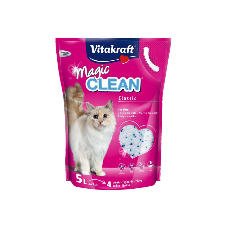 Żwirek Vitakraft Magic Clean silikonowy 5L [15506]