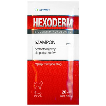 Hexoderm - szampon dermatologiczny saszetka 20ml - 1 sztuka