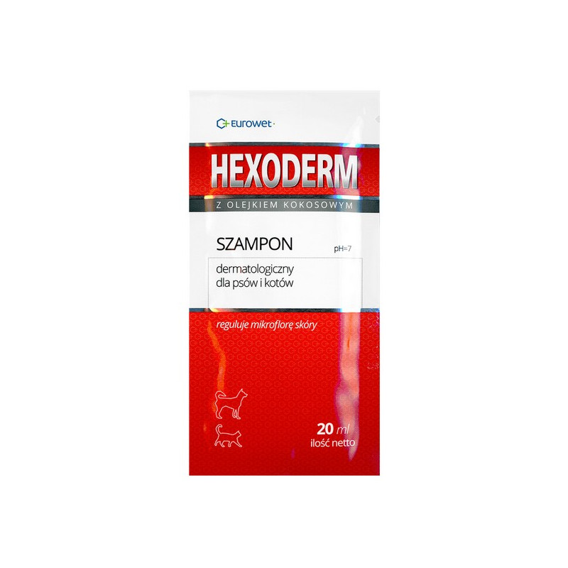 Hexoderm - szampon dermatologiczny saszetka 20ml - 1 sztuka